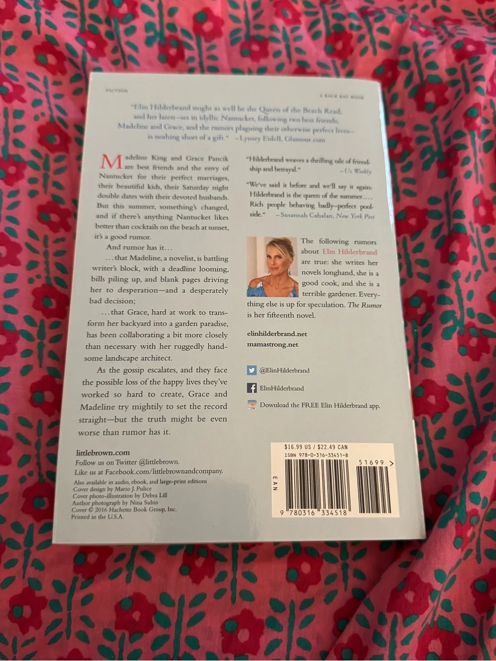 Elin Hilderbrand - The Rumor - Paperback - Like New*